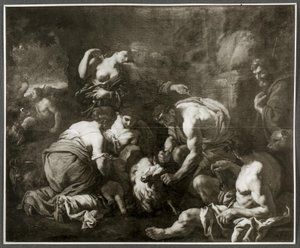 Jupiter allaité par la chèvre Amalthée - Johann Carl Loth