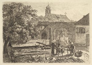 Blanchisseuse à un puits artésien, 1817