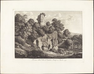Ruines de la Villa de Ventidio Basso à Tivoli - Johann Christian Reinhart