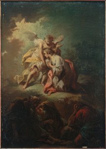 Christ au Mont des Oliviers - Johann Conrad Seekatz