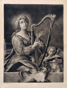 Johann Elias Ridinger S Cecilia - Johann Elias Ridinger