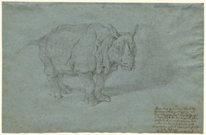 Le rhinocéros "Miss Clara" - Johann Elias Ridinger