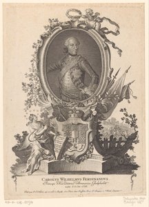 Portrait de Charles Guillaume Ferdinand de Brunswick-Wolfenbüttel - Johann Esaias Nilson