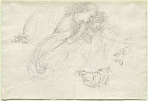 Deux anges en deuil (verso)