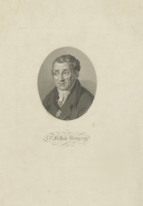 Portrait de Friedrich Ludwig Kreysig 1770-1839, 1826 - Johann Friedrich Bolt
