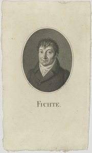 Portrait de Johann Gottlieb Fichte 1762-1814, 1812 - Johann Friedrich Bolt