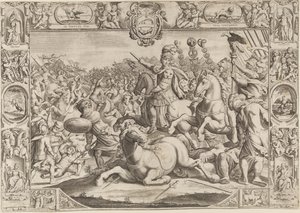 Allégorie sur Urbain VIII, Pape (Maffeo Barberini 1623-1644)