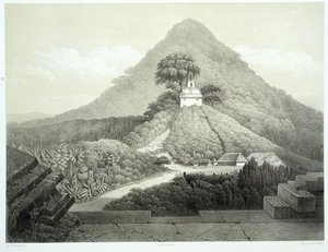 Vue pittoresque au Temple de la Croix, Palenque, planche 20 de 