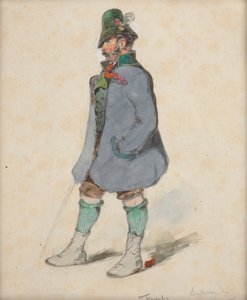 Paysans en costume de Berchtesgaden