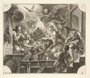 Nativité - Johann Georg Bergmuller