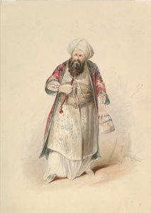 Étude de costume pour Osmin dans L