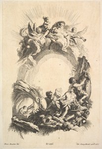 Les Forges de Vulcain, du Livre des Cartouches, milieu du XVIIIe siècle