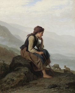 La petite gardienne de chèvres