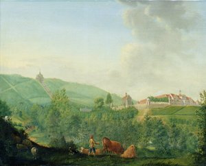 Château de Weissenstein, près de Kassel (Wilhelmshöhe) - Johann Georg Pforr