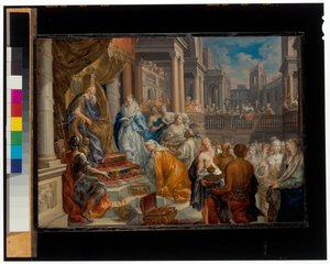 Salomon reçoit la reine de Saba