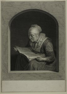 La Liseuse - Johann Georg Wille