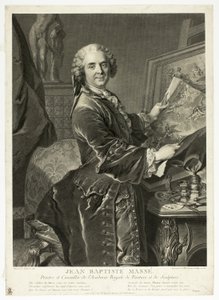 Portrait de Jean Baptiste Massé - Johann Georg Wille