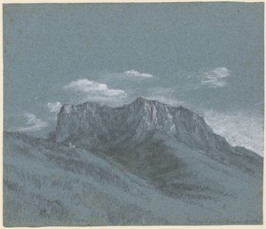 Le Rauschberg, vers 1800 - Johann Georg von Dillis