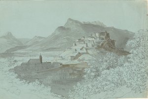 Vue de Salzbourg, années 1820