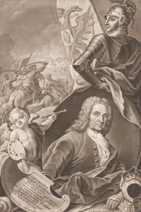 Portrait de Georg Philipp Rugendas 1666-1742 - Johann Gottfried Haid