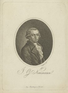 Portrait du compositeur Johann Gottlieb Naumann 1741-1801, vers 1800