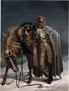 Dragon des gardes suisses lors de la campagne de Russie