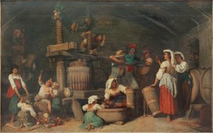 Presse à vin romaine - Johann Heinrich Hasselhorst