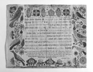 Certificat de naissance et de baptême