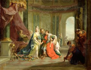 Antoine, mortellement blessé, avec Cléopâtre, vers 1797-99 - Johann Heinrich Tischbein