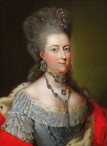 Portrait de la margrave Philippine de Brandebourg-Schwedt 1745-1800, landgrave de Hesse-Cassel