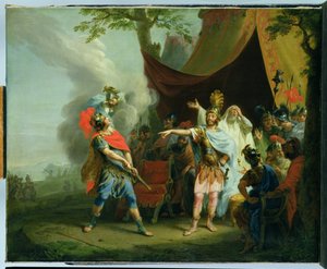 Achille a une dispute avec Agamemnon, 1776