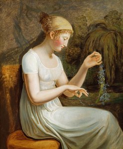 Fille avec des fleurs - Johann Heinrich Wilhelm Tischbein