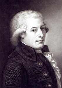 Portrait de Wolfgang Amadeus Mozart (1756-91) compositeur autrichien, gravé par Lazarus Gottlieb Sichling (1812-63)