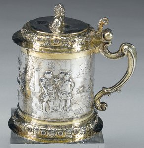Chope, Danzig, vers 1680 (argent partiellement doré)