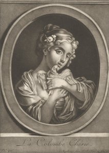 La colombe chérie - Johann Jacobus Haid