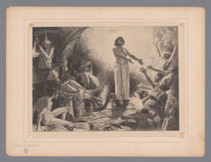Le Christ aux enfers (série: Sept représentations mystiques)