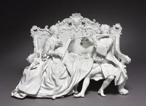 Groupe de crinoline : Musiciens, manufacture Meissen Porcelain Factory, Allemagne, c.1737