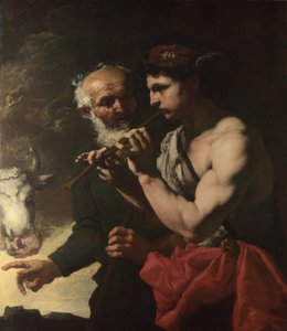 Mercure jouant de la flûte pour Argus, 1655-1657