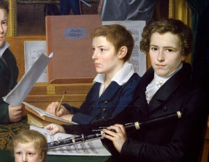 Garçon avec flûte, (détail) - Johann Kaspar Benedict Beckenkamp