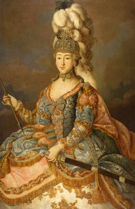 Portrait de la comtesse Anna Petrovna Sheremetyeva 1744-1768, 1769