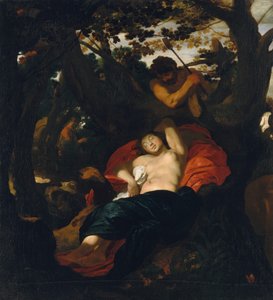 Nymphe et berger - Johann Liss