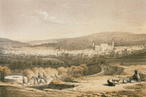 Vue de Bethléem - Johann Martin Bernatz