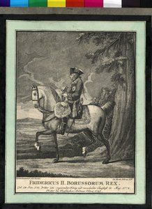 Frédéric II de Prusse à cheval