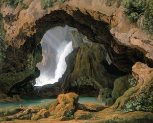 La Grotte de Neptune à Tivoli - Johann Martin von Rohden