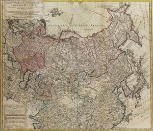 Carte de la Russie De: Imperii Russici et Tartariae universae tam majoris et Asiaticae quam minoris et