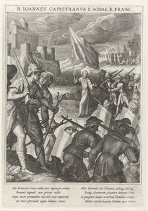 Saint Jean de Capistran mène les forces chrétiennes au siège de Belgrade - Johann Matthias Kager