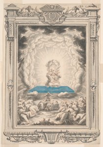 Étude pour Dieu apparaît à Moïse et ses compagnons, Planche 171, Physica Sacra - Johann Melchior Füssli