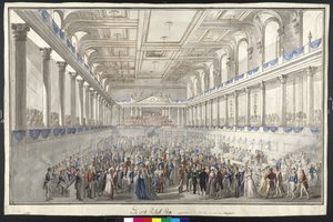 Redoute pendant la convention viennoise - Johann Nepomuk Hoechle
