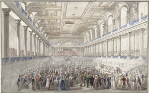 Redoute parée pendant le Congrès de Vienne le 9 octobre 1814, vers 1815