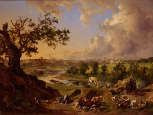 Vue de Moscou depuis les collines des Moineaux, 1837